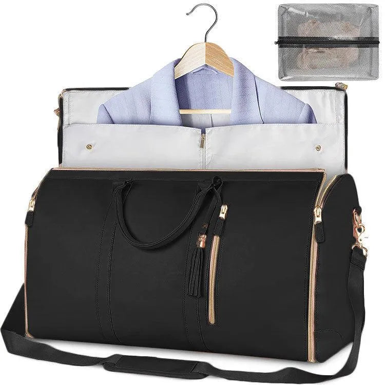 Large Capacity Travel Duffle Bag Women's Handbag Folding Suit Bag Waterproof Clothes Totes - Bellarte Enchanté Large Capacity Travel Duffle Bag Women's Handbag Folding Suit Bag Waterproof Clothes Totes